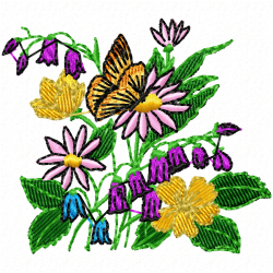 Flowers Embroidery Design 2 Flowers Embroidery Design 2